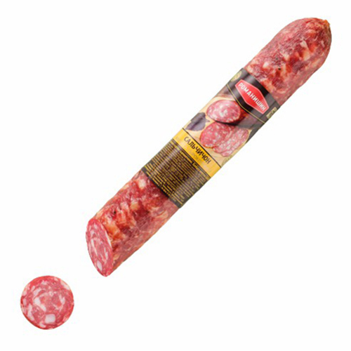 

Колбаса сырокопченая Сальчичон мини +-750 г