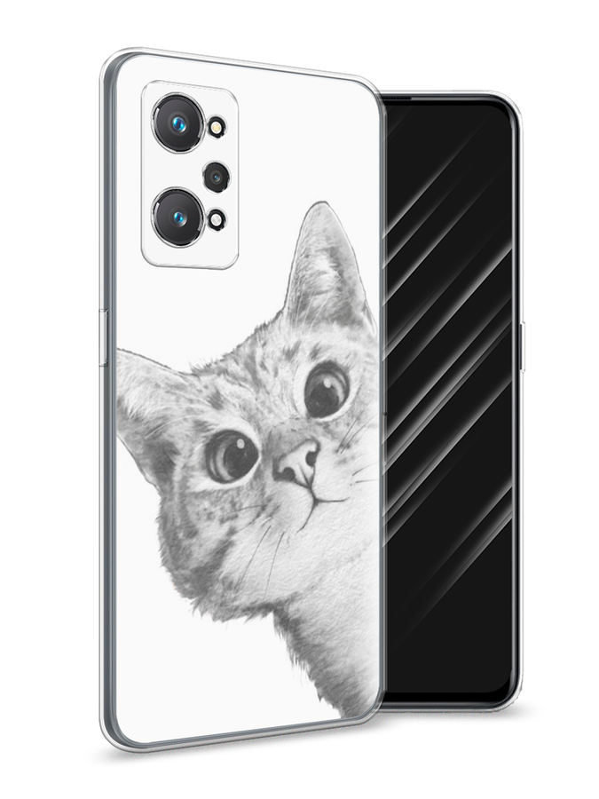 

Чехол Awog на Realme GT Neo 2 "Кот рисунок черно-белый", Разноцветный, 257750-1