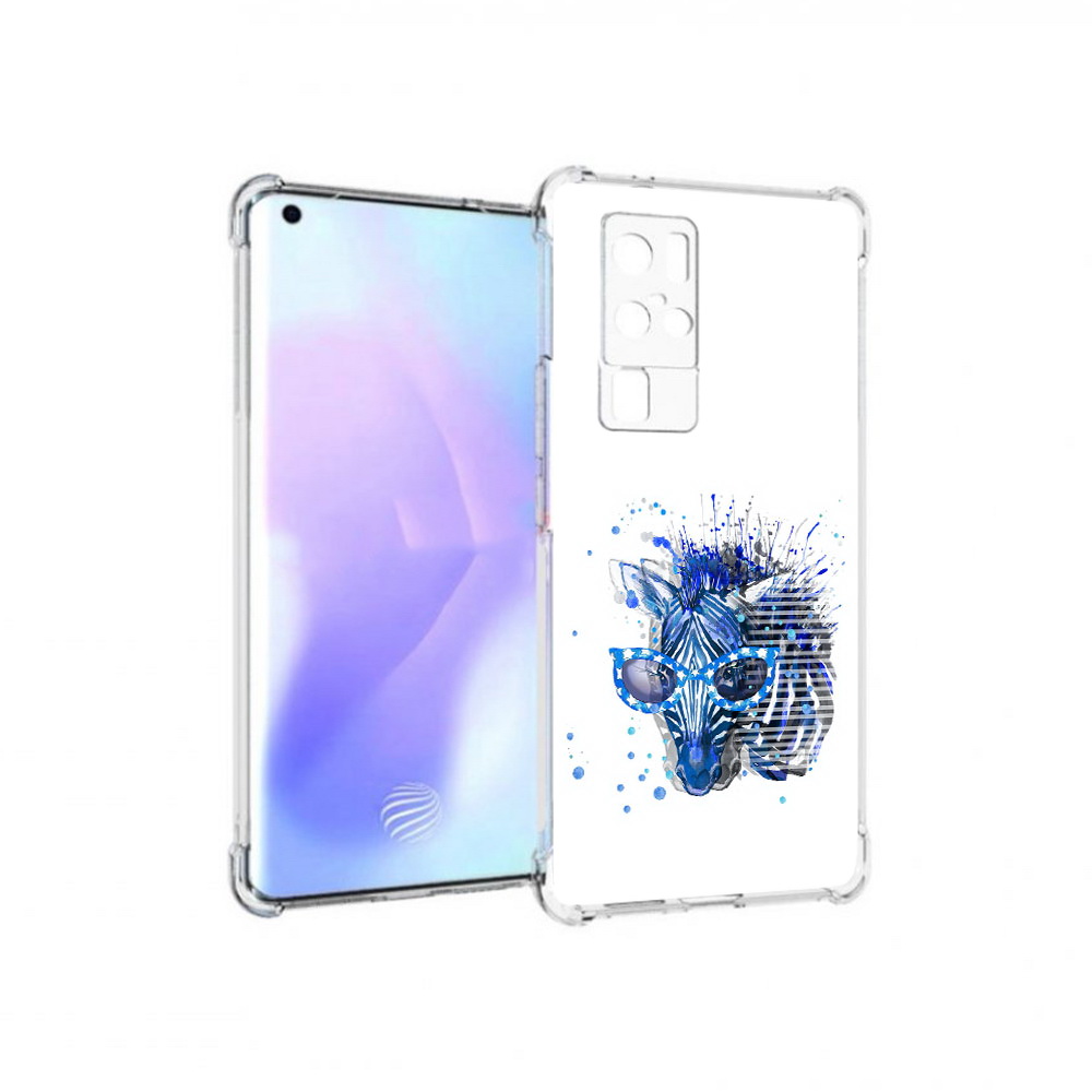 

Чехол MyPads Tocco для Vivo X50 Pro расплывчатая зебра (PT226970.404.577), Прозрачный, Tocco
