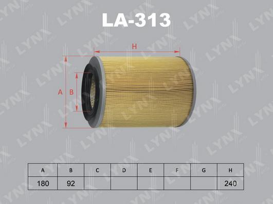 

Фильтр воздушный Lynx LA313