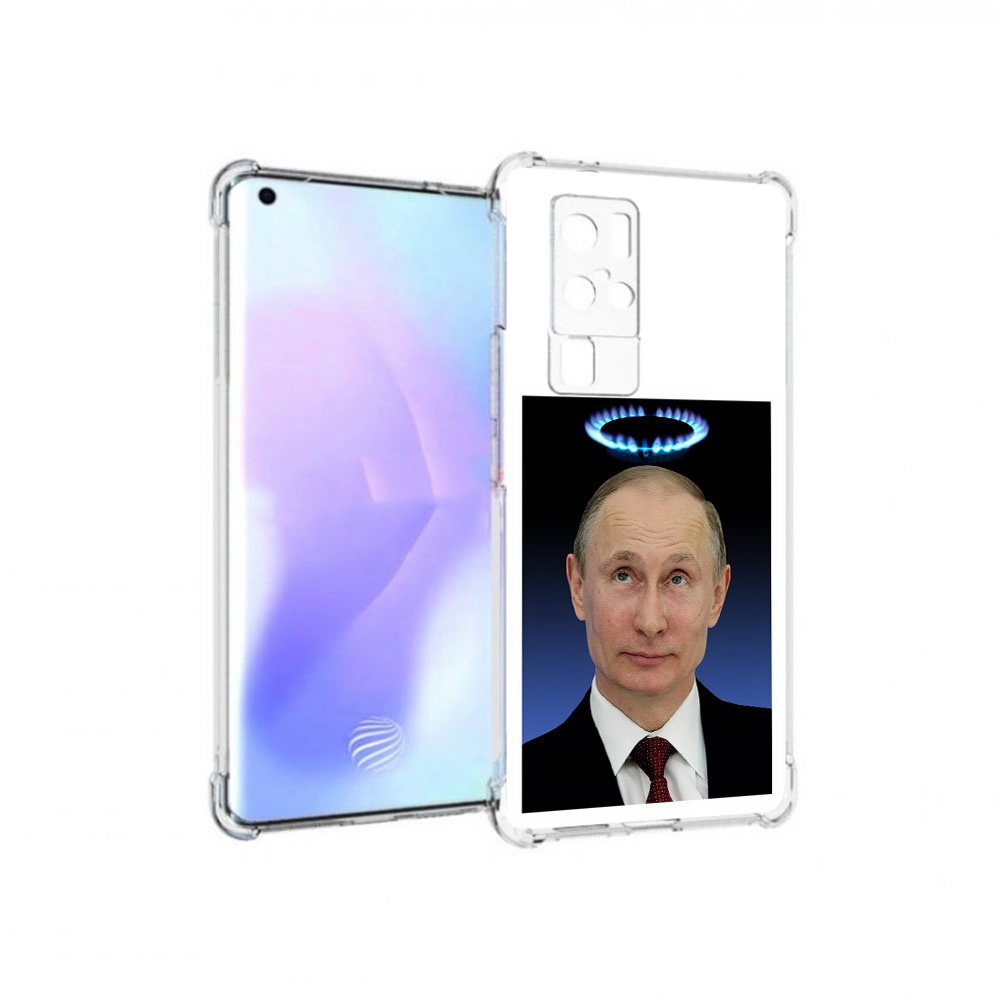 

Чехол MyPads Tocco для Vivo X50 Pro святой газ (PT226970.404.594), Прозрачный, Tocco