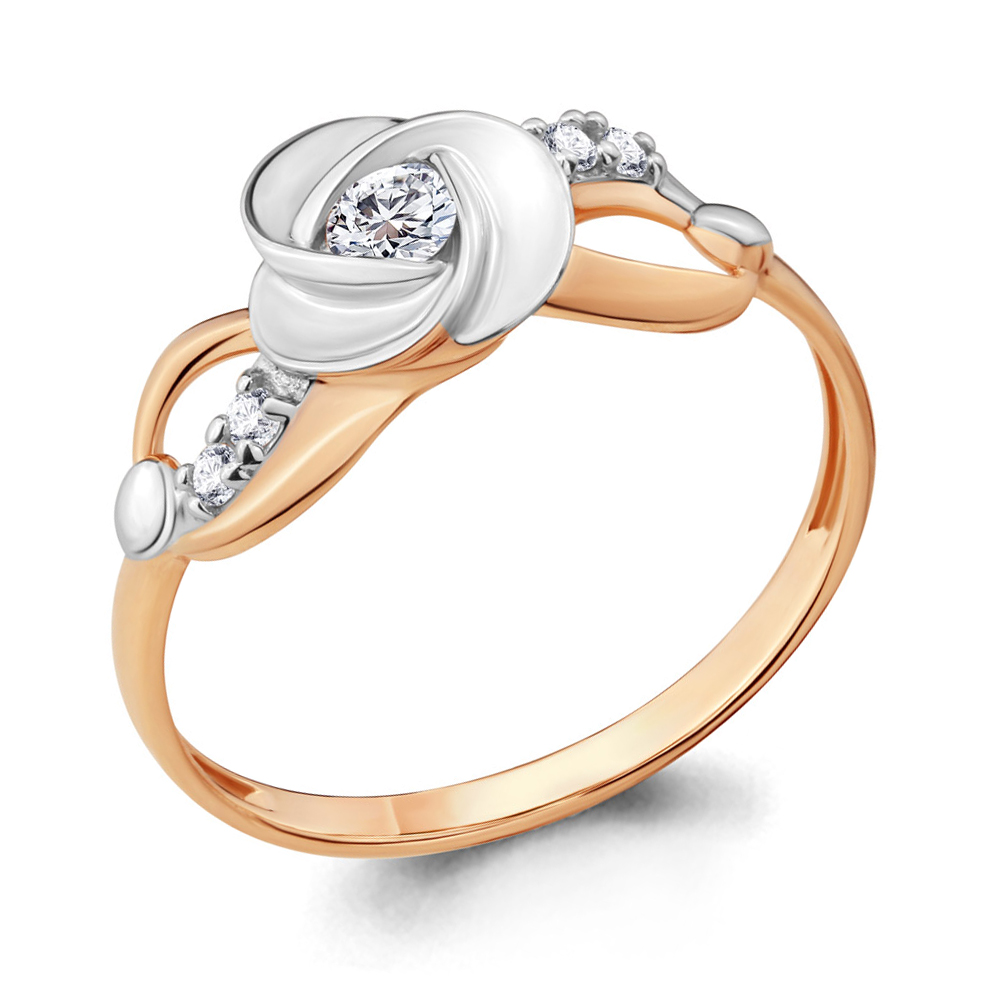 

Кольцо из красного золота с бриллиантом Aquamarine Aquamarine 963422Ак_585_кз р, 963422Ак_585_кз