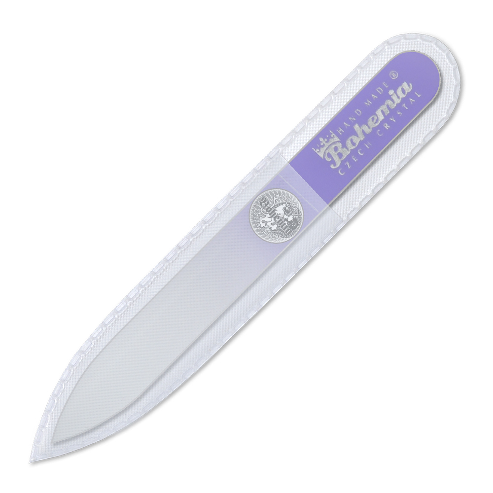 

Пилка для ногтей BOHEMIA Czech Nail Files 090114 фиолетовая стекло