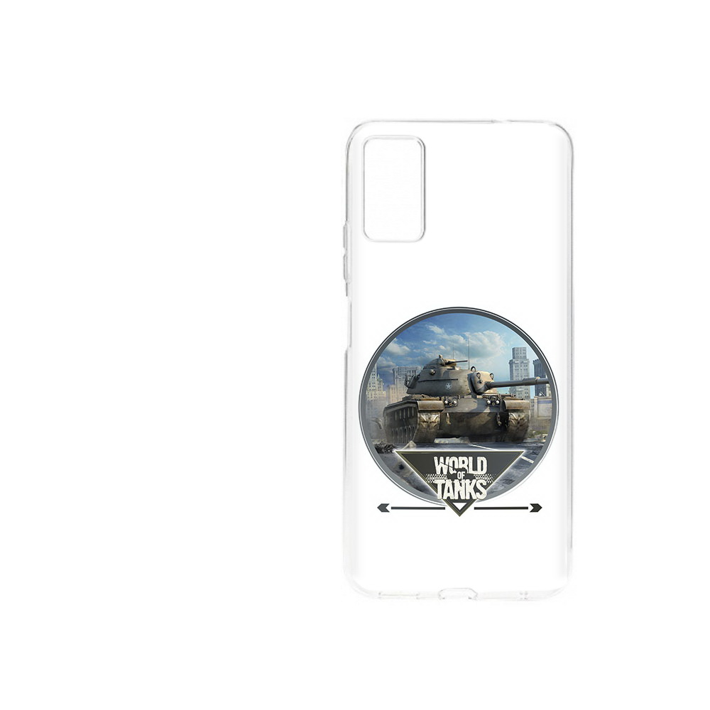 

Чехол MyPads Tocco для ZTE Blade A71 (2021) Мир танков (PT226945.474.119), Прозрачный, Tocco