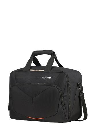 фото Дорожная сумка унисекс american tourister 78g-09006 черная, 39.5х22.5х30 см