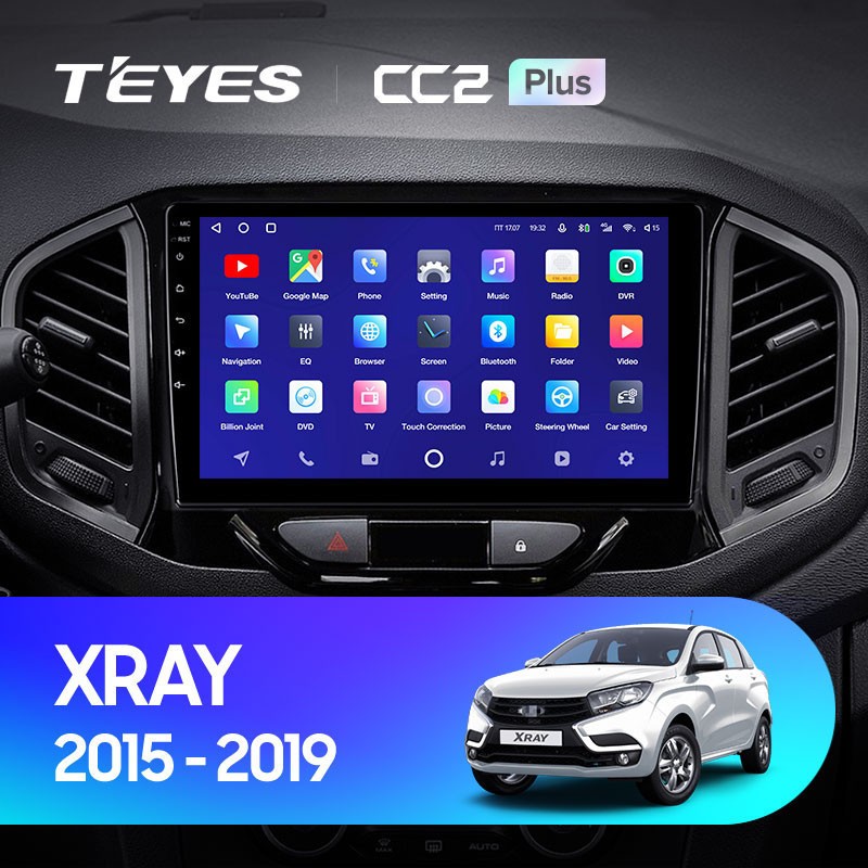 Штатная магнитола Teyes CC2L Plus 232 LADA Xray 2015-2019 2110000₽