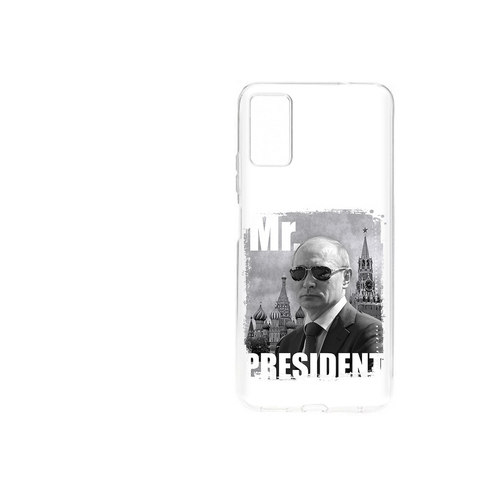 

Чехол MyPads Tocco для ZTE Blade A71 (2021) Путин (PT226945.474.141), Прозрачный, Tocco