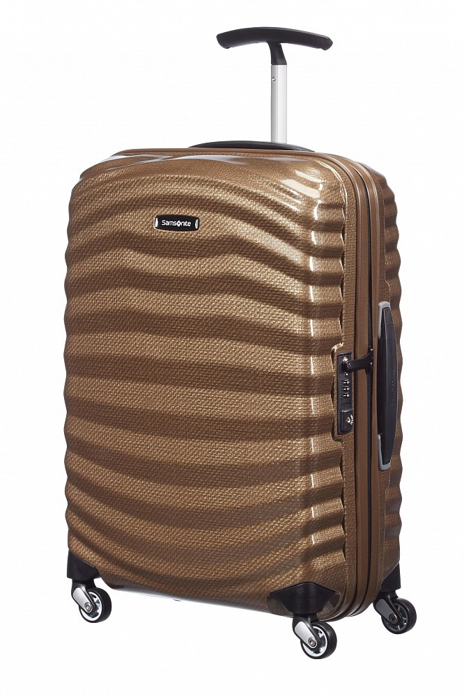 фото Чемодан унисекс samsonite 98v-05001 светло-коричневый/sand; 40х20х55 см