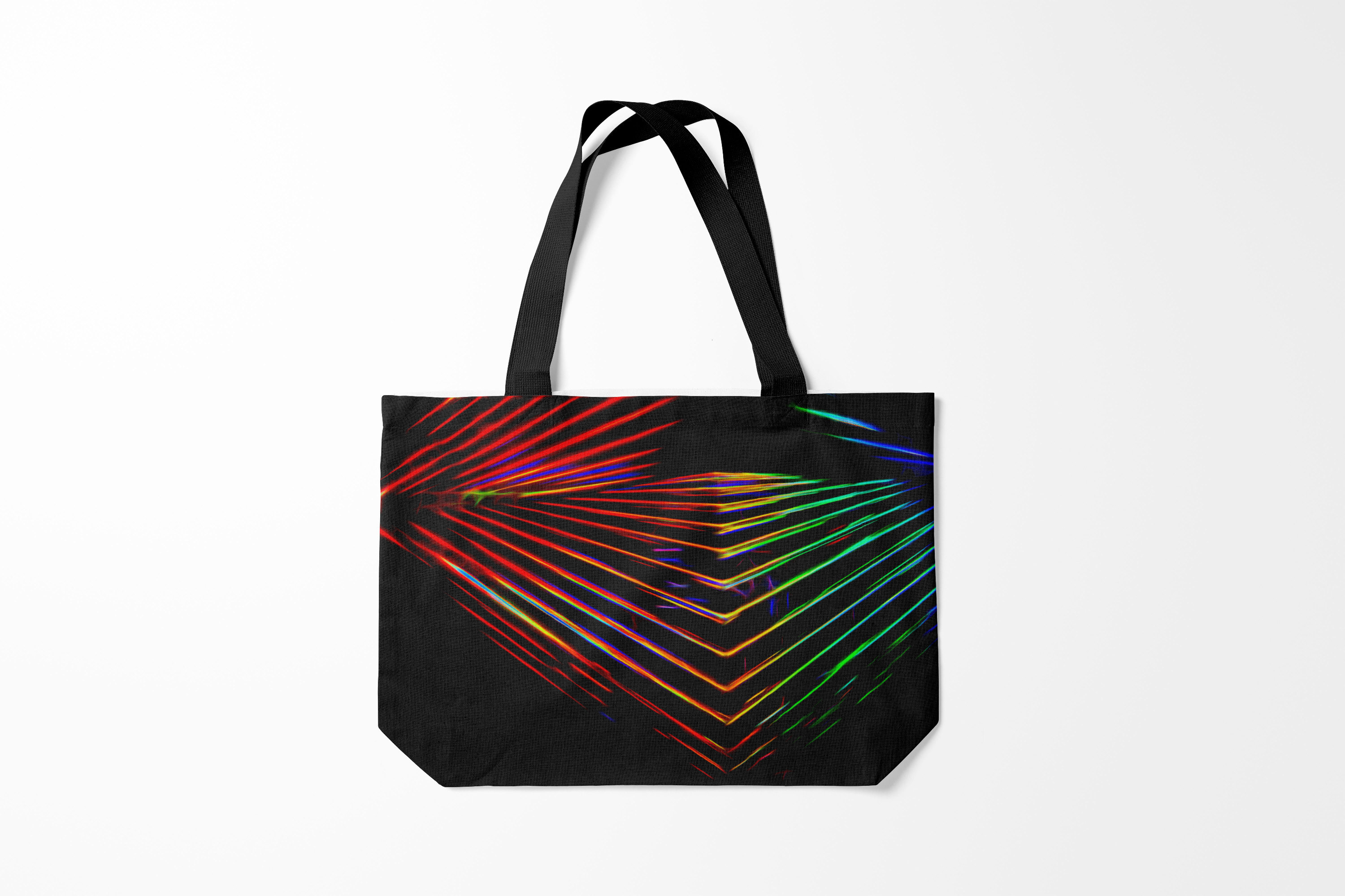 

Сумка шoппер унисекс Burnettie Разные STRIPES COLOR, черный, Разные STRIPES COLOR