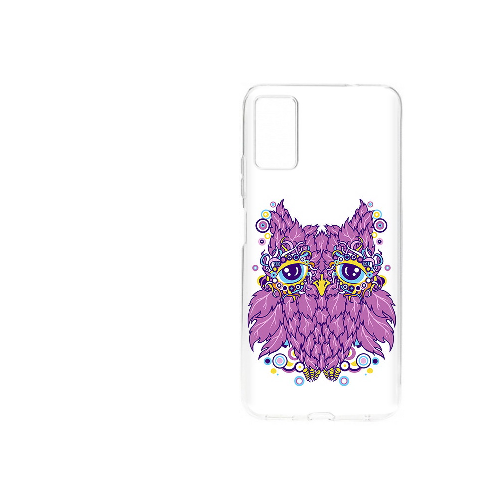 

Чехол MyPads Tocco для ZTE Blade A71 (2021) Розовая сова (PT226945.474.147), Прозрачный, Tocco