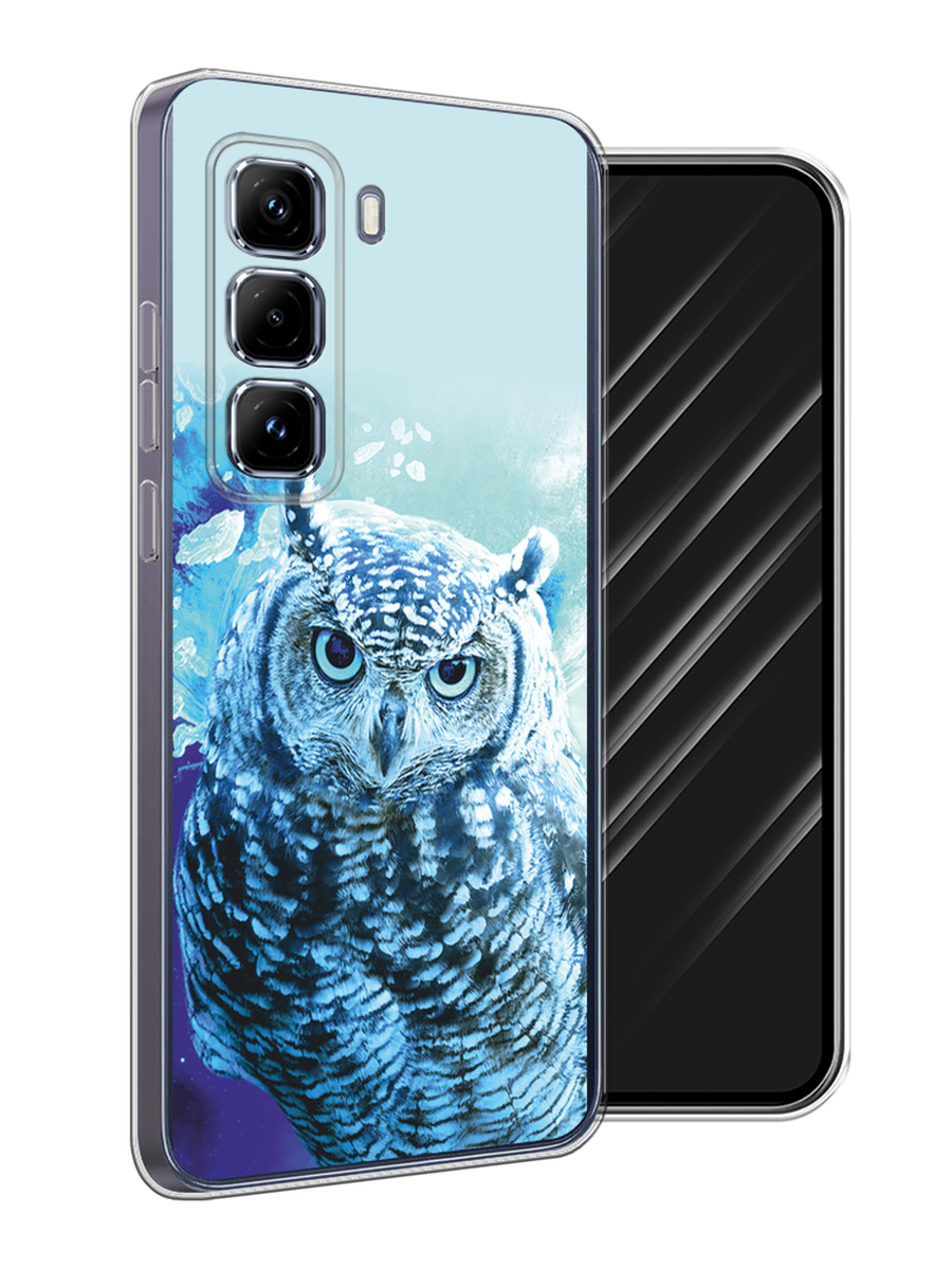 

Чехол Awog на Infinix Hot 50 Pro Plus "Сова арт 7", Синий;голубой, 3107050-1