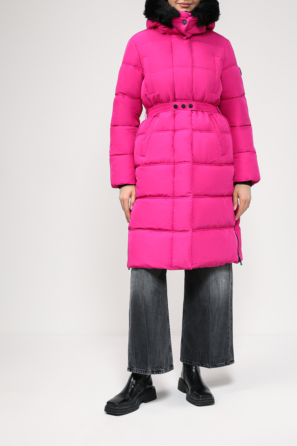 

Пальто женское Desigual 23WWEWAZ розовое L, Розовый, 23WWEWAZ