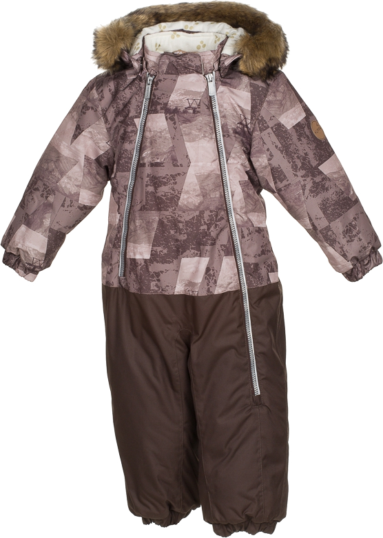 фото Комбинезон зимний huppa devon 1 72431, beige pattern/ brown р.80