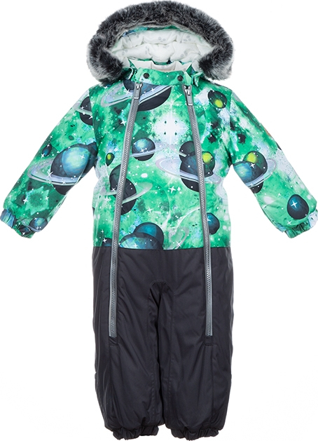 

Комбинезон зимний Huppa Devon 2 82707, green pattern/ dark gray р.92, Devon 2