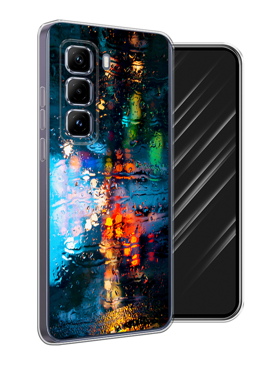 

Чехол Awog на Infinix Hot 50 Pro Plus "Абстракция 28", Бирюзовый, 3107050-1