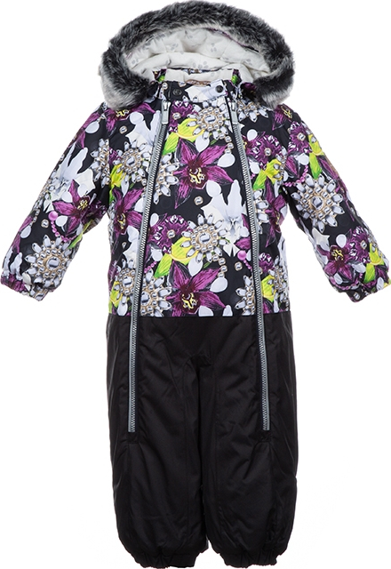 

Комбинезон зимний Huppa Devon 2 81509, black pattern/ black р.80, Devon 2