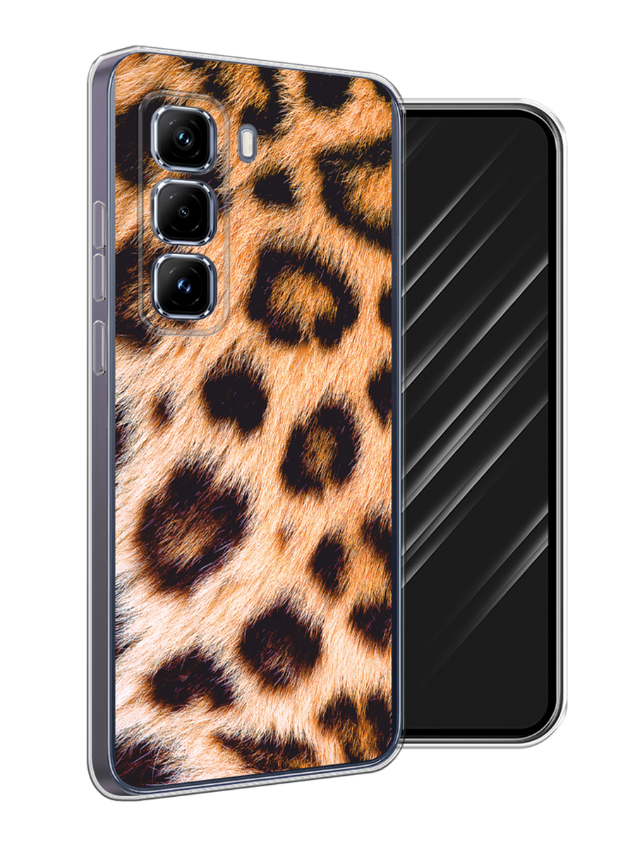 

Чехол Awog на Infinix Hot 50 Pro Plus "Леопардовый принт", Черный;оранжевый, 3107050-1