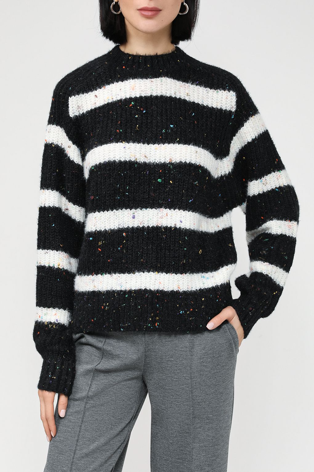 

Джемпер женский Desigual 23WWJF22 черный XL, 23WWJF22
