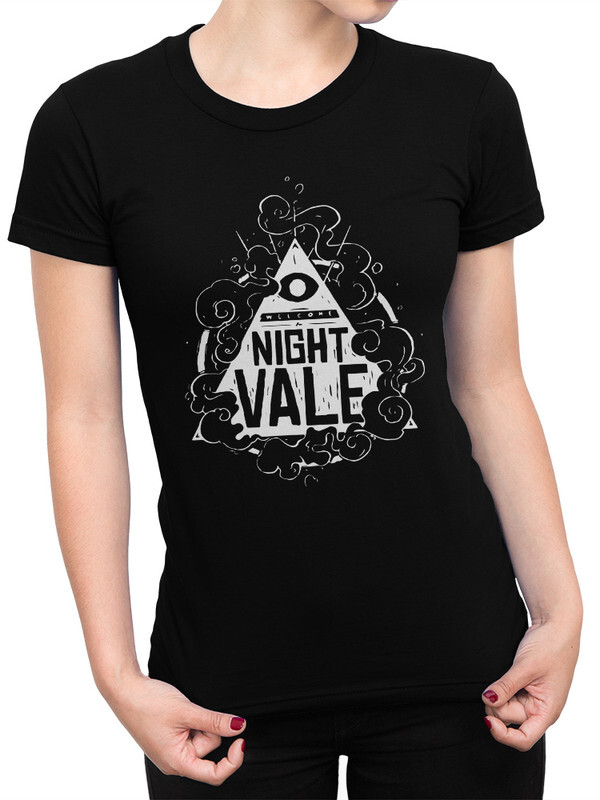 фото Футболка женская design heroes welcome to night vale черная 2xl