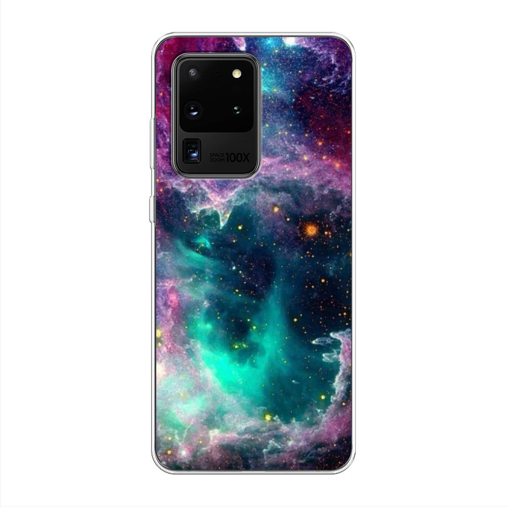 

Чехол на Samsung Galaxy S20 Ultra "Звездные облака", Розовый;бежевый, 29450-2
