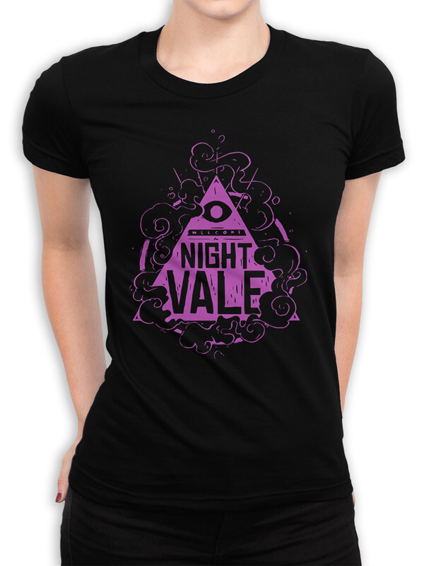 фото Футболка женская design heroes welcome to night vale черная 2xl