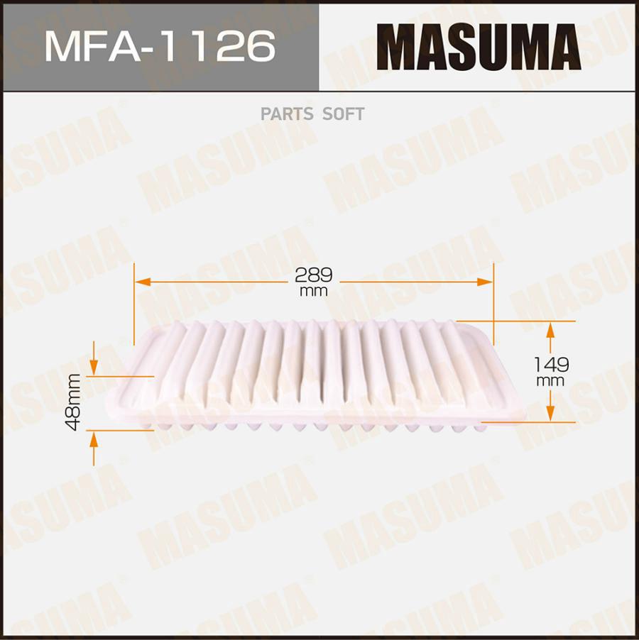 Воздушный фильтр A-1003 MASUMA (1/40)