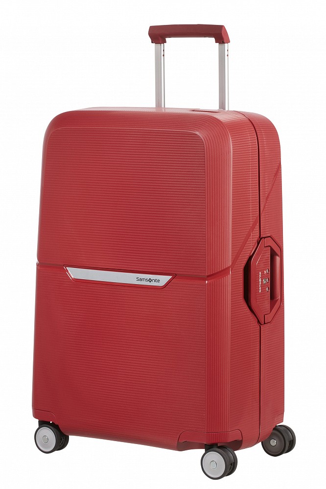 фото Чемодан унисекс samsonite ck6-00002 красный/red, 48х30х69 см