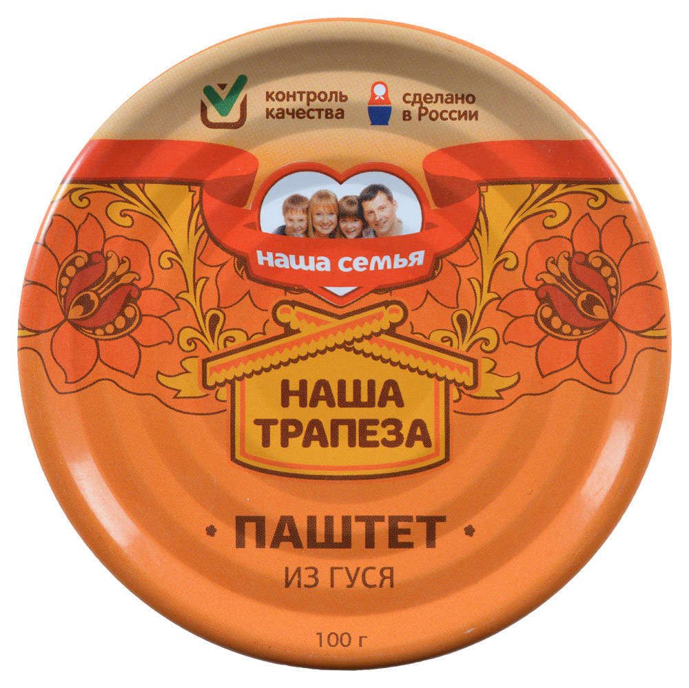

Паштет Наша Трапеза из гуся 100 г