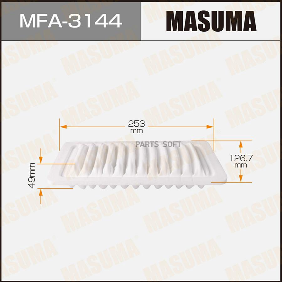 

Воздушный фильтр A-3021 MASUMA (1/40)