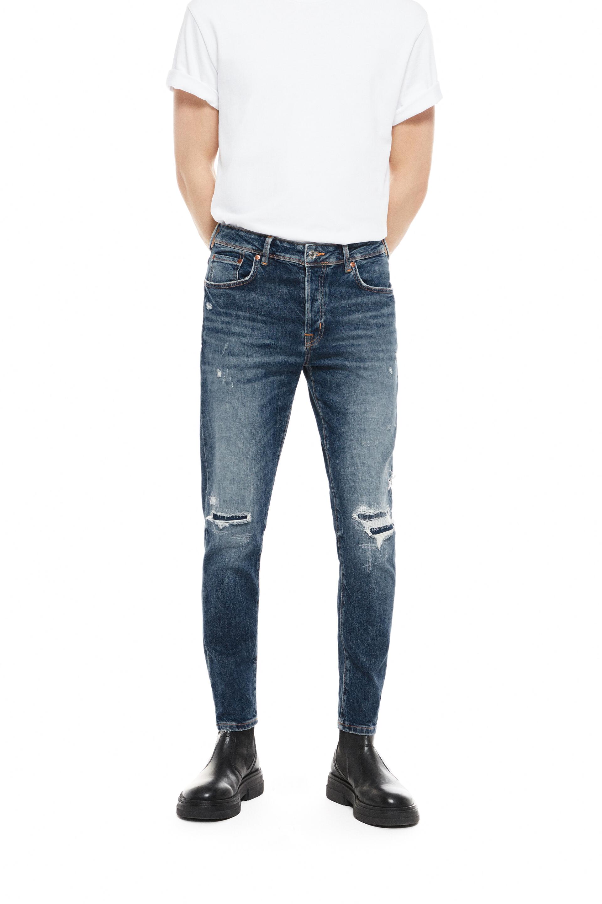 

Джинсы мужские ZARA 05585412 синие 40 (доставка из-за рубежа), Синий, 05585412