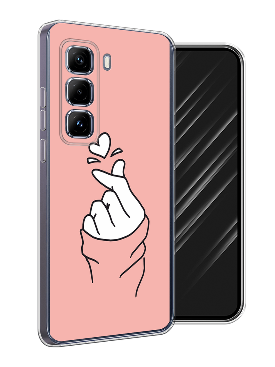 

Чехол Awog на Infinix Hot 50 Pro Plus "Любовь-щелк", Оранжевый, 3107050-1