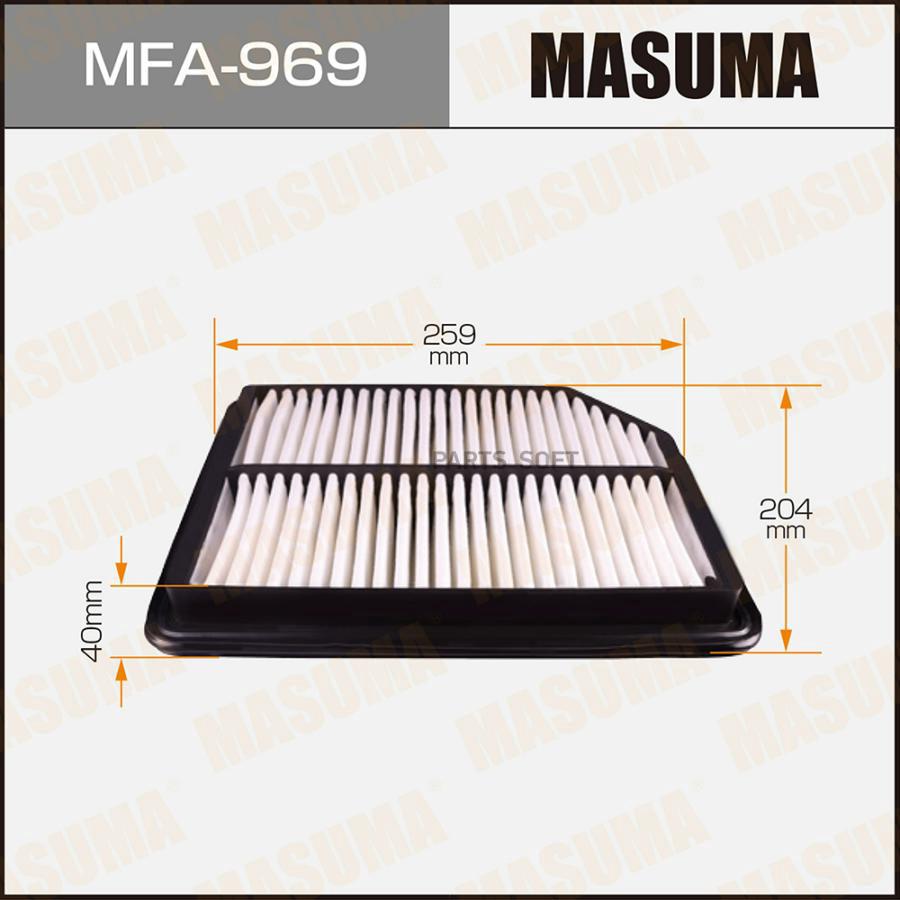 Воздушный фильтр A-846 MASUMA (1/40)