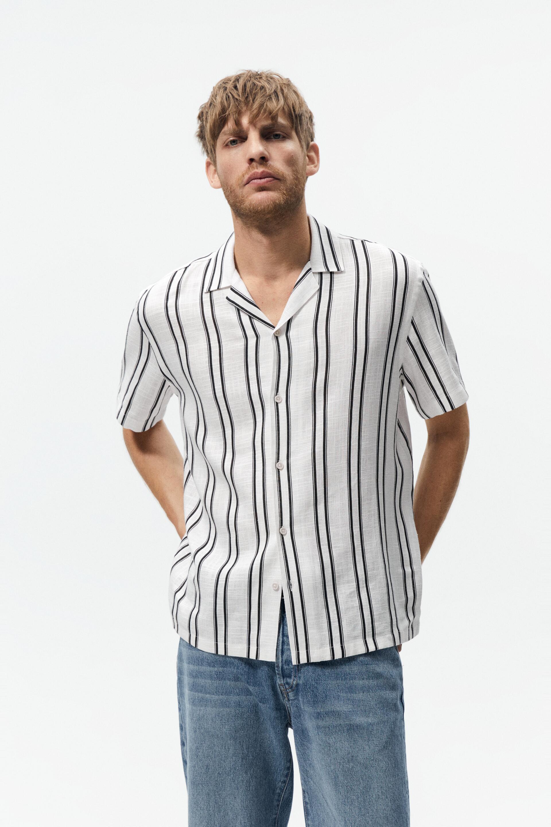 

Рубашка мужская ZARA 05625178 белая S (доставка из-за рубежа), 05625178