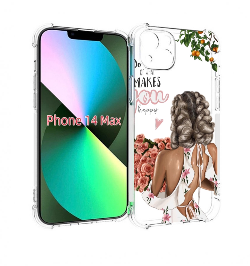 

Чехол MyPads Мелочи-делают-тебя-счастливой для iPhone 14 Plus (6.7), Прозрачный, Tocco