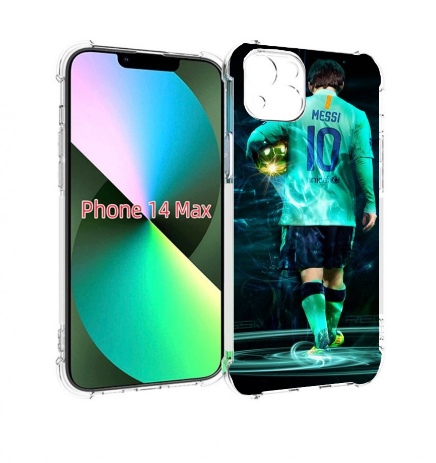 

Чехол MyPads Месси мужской для iPhone 14 Plus (6.7), Прозрачный, Tocco