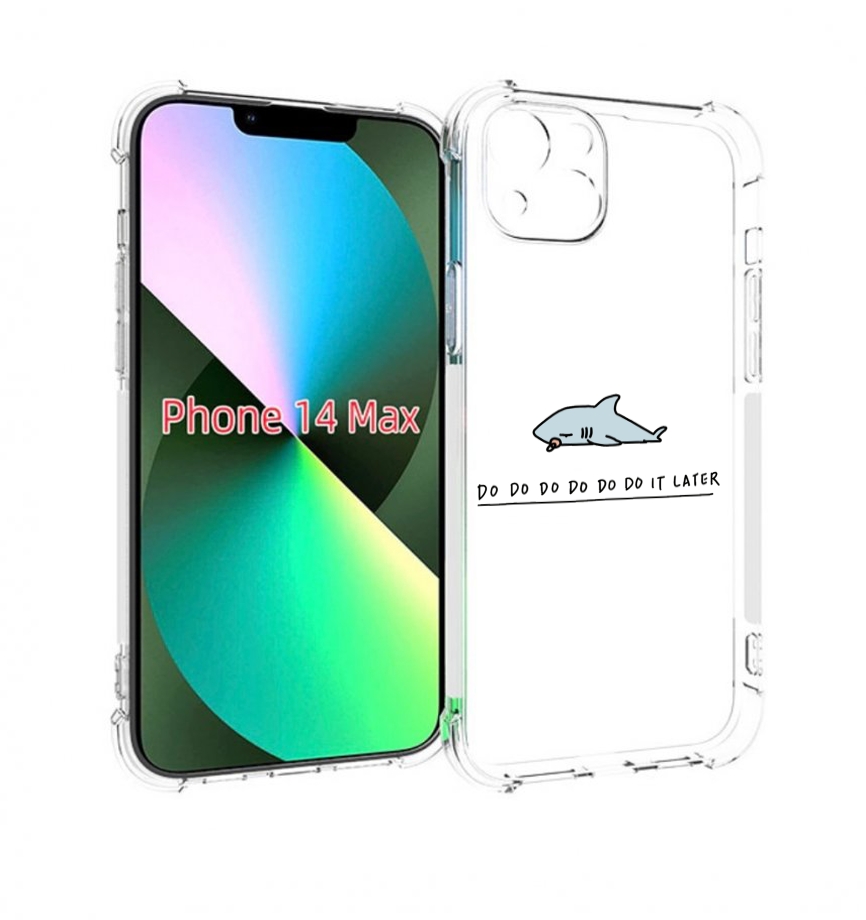 

Чехол MyPads -акула для iPhone 14 Plus (6.7), Прозрачный, Tocco