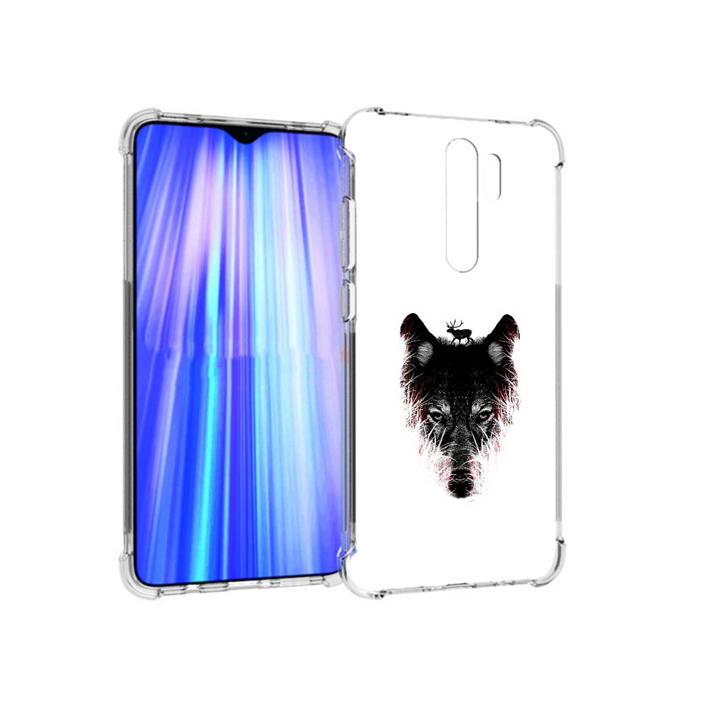 

Чехол MyPads Tocco для Xiaomi Redmi Note 8 Pro волк в траве (PT135544.276.267), Прозрачный, Tocco