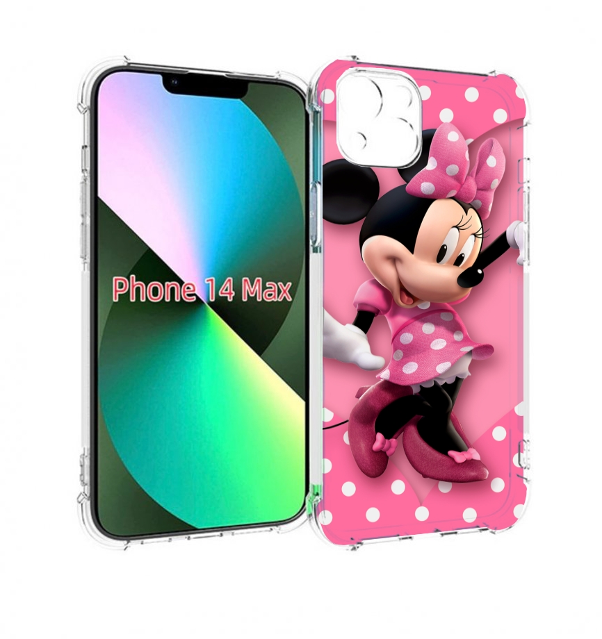 

Чехол MyPads Минни-Маус-в-сердце женский для iPhone 14 Plus (6.7), Прозрачный, Tocco