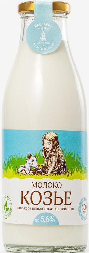 

Молоко Макларин козье, цельное, 2,8-5,6%, 500 г