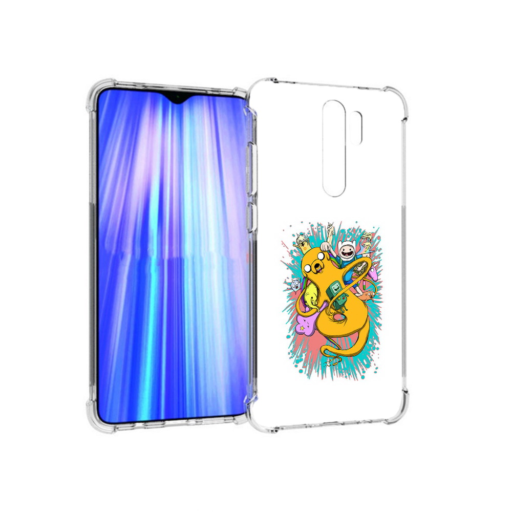 

Чехол MyPads Tocco для Xiaomi Redmi Note 8 Pro время приключений рисунок, Прозрачный, Tocco