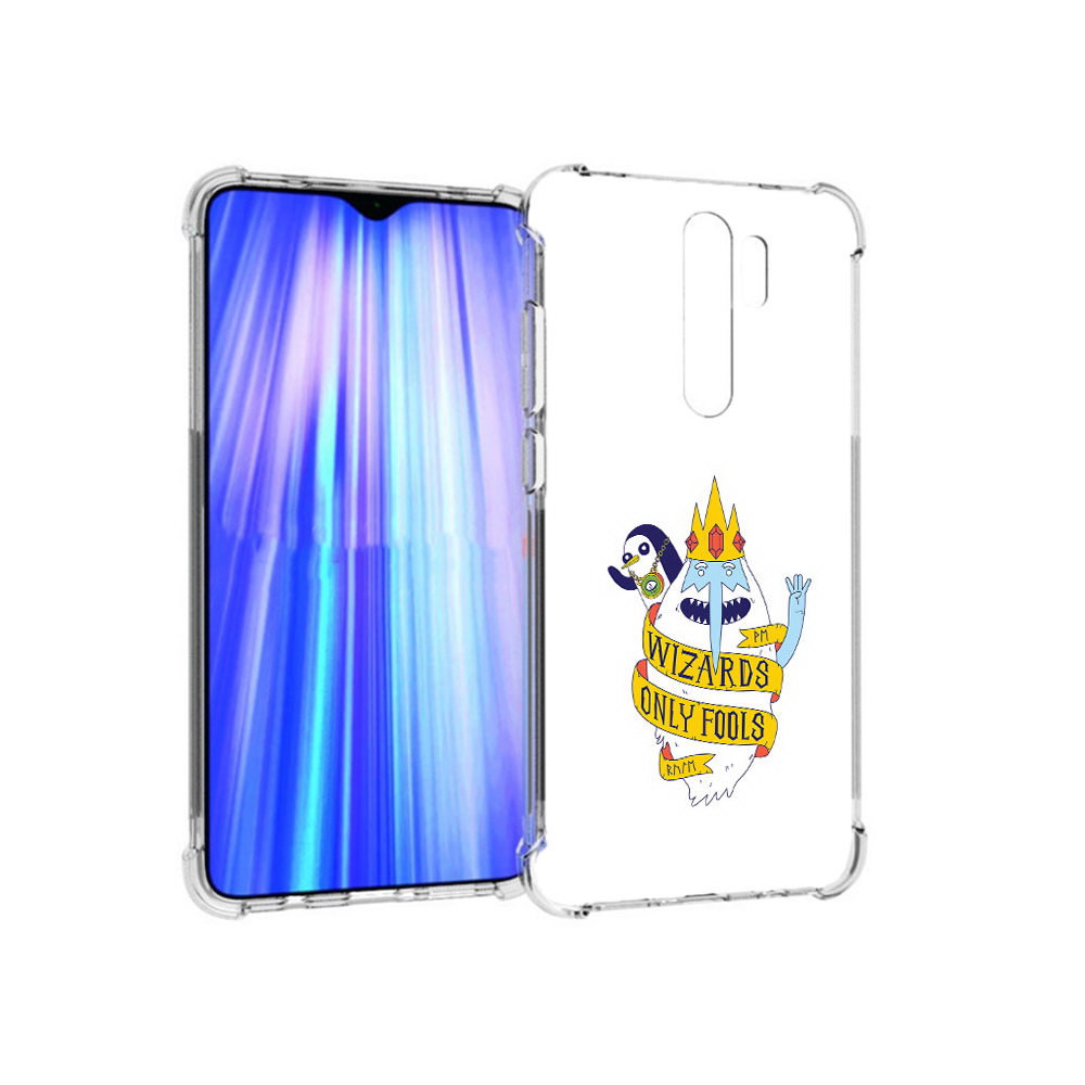 

Чехол MyPads Tocco для Xiaomi Redmi Note 8 Pro время приключений снежный король, Прозрачный, Tocco