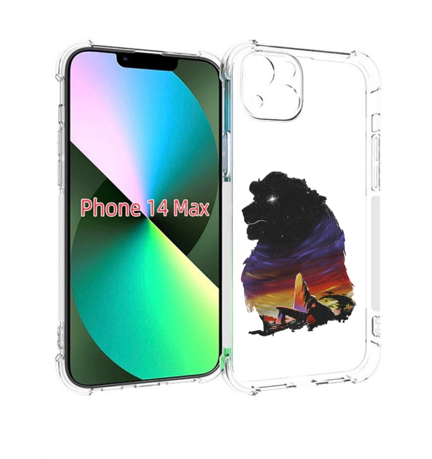 

Чехол MyPads Муфаса для iPhone 14 Plus (6.7), Прозрачный, Tocco