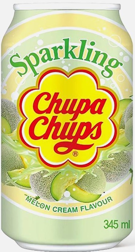 Напиток Chupa Chups газированный, со вкусом дыни, 345 мл