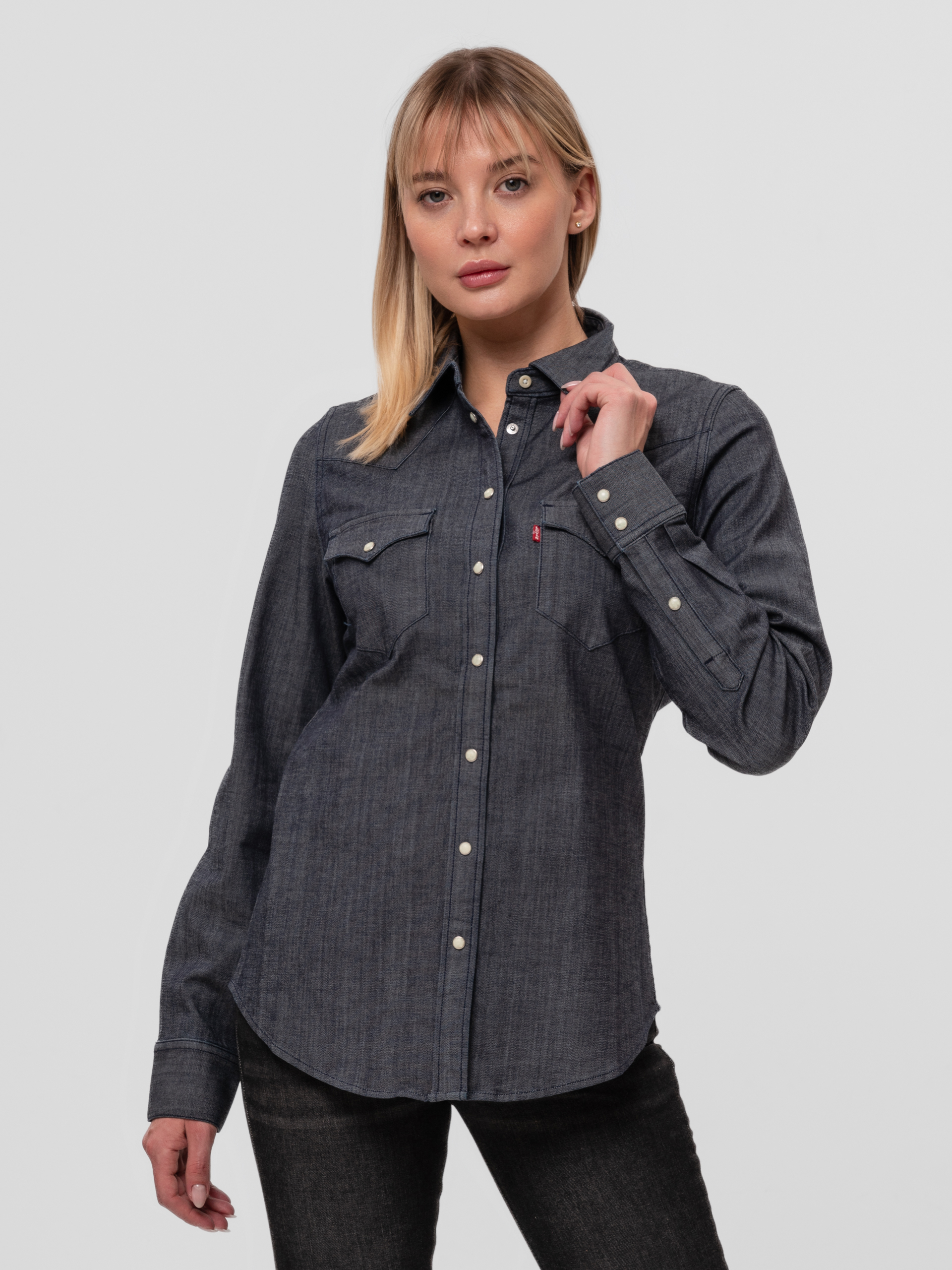 

Рубашка женская Levi's 17269-0031 синяя XS, Синий, 17269-0031