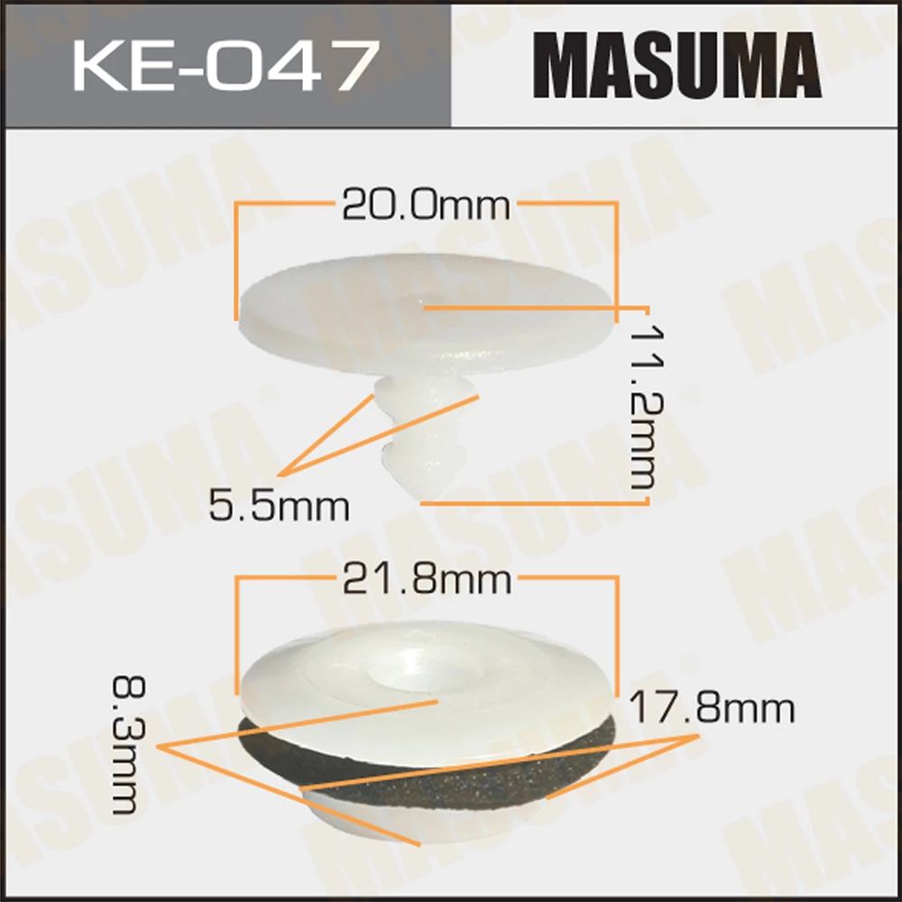 

Клипса Masuma KE-047 MASUMA KE047