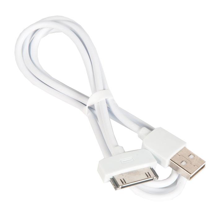 фото Кабель usb hoco x1 rapid для apple 30-pin iphone 4/4s, 2.1a,длина 1.0м, белый