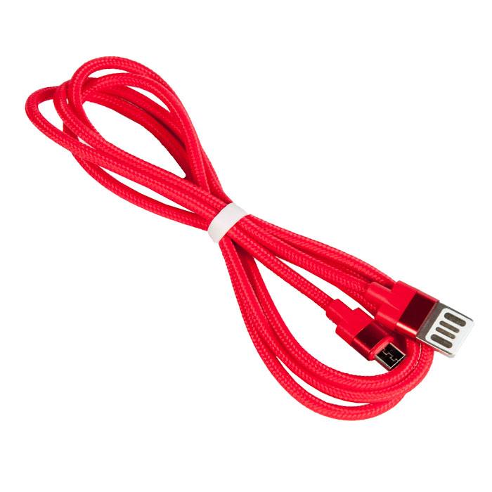 фото Кабель usb hoco u55 outstanding для micro usb, 2.4a, длина 1.2м, красный