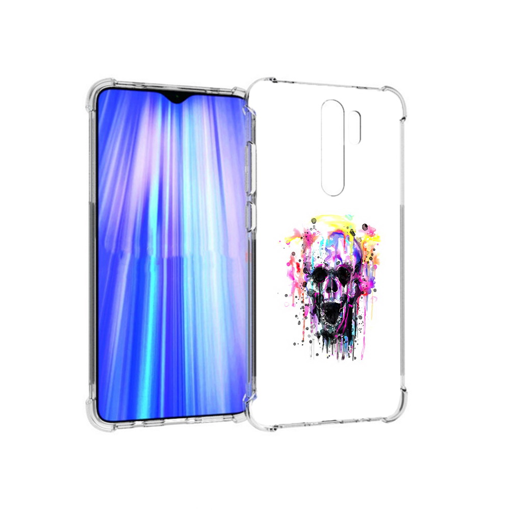 

Чехол MyPads Tocco для Xiaomi Redmi Note 8 Pro граффити череп (PT135544.276.298), Прозрачный, Tocco