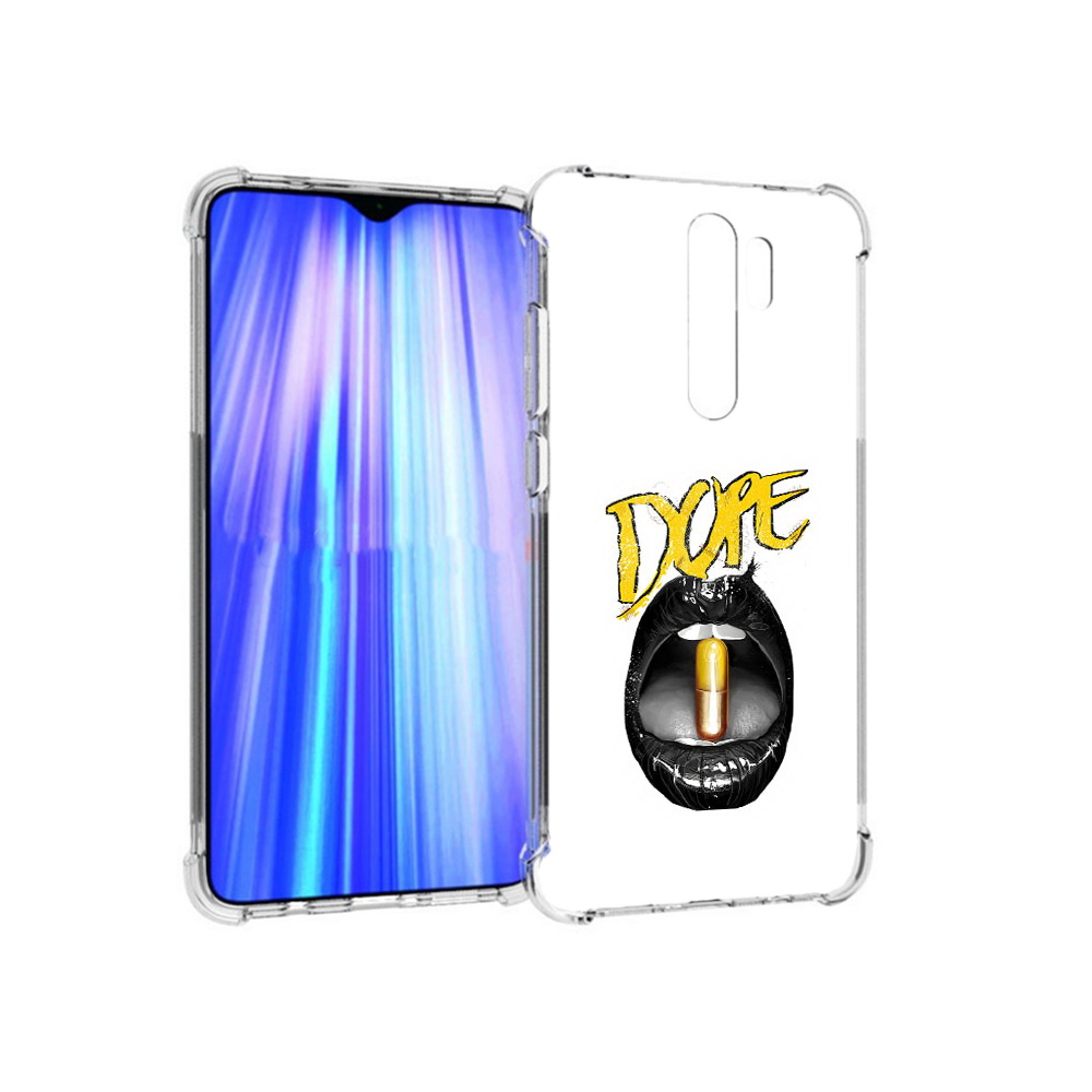 

Чехол MyPads Tocco для Xiaomi Redmi Note 8 Pro губы (PT135544.276.303), Прозрачный, Tocco