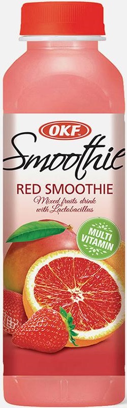 Напиток OKF Smoothie Red, сокосодержащий, негазированный, 500 мл